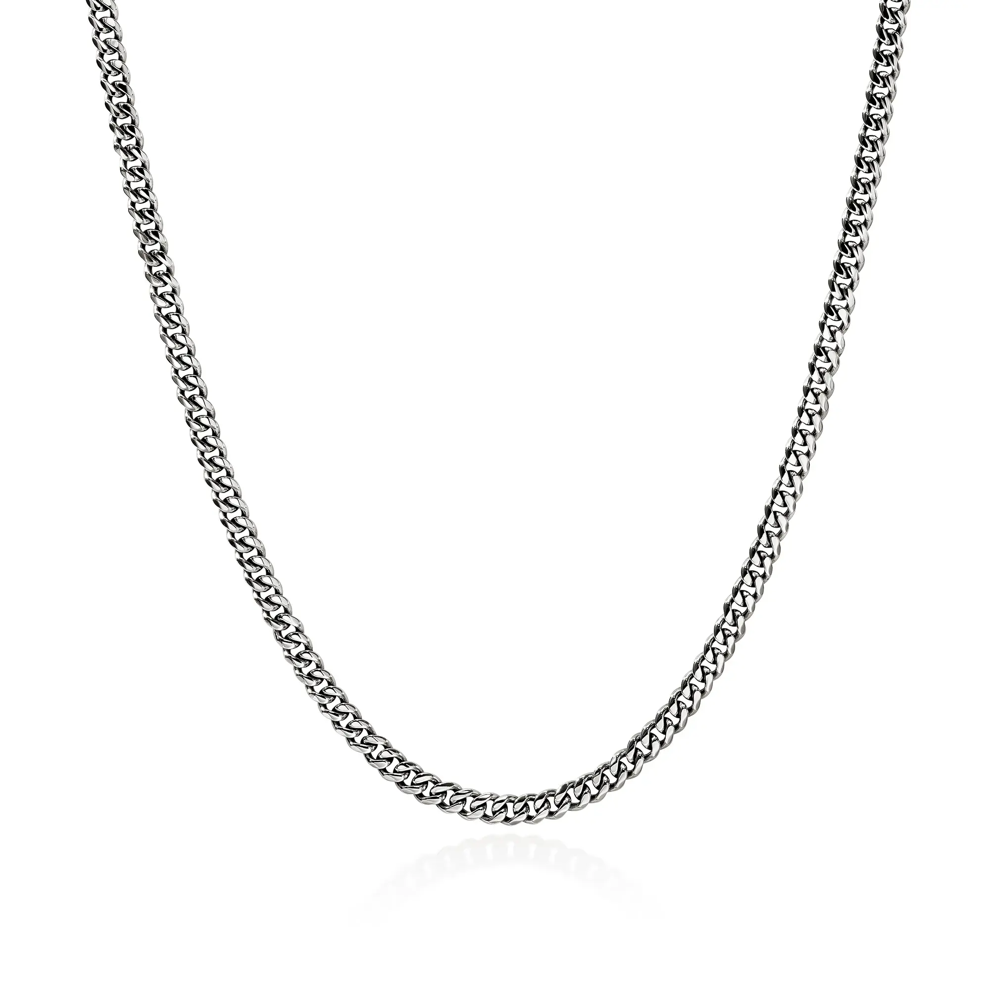 John Hardy, Sterling Silver Curb Chain Necklace, 3.9mm, 24"