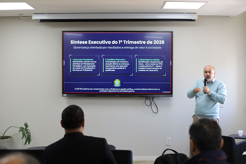 Plenária do CRT-RS apresenta resultados positivos da gestão no 1º trimestre de 2026