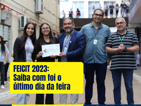 FEICIT 2023: Feira premia projetos vencedores em seu dia de encerramento