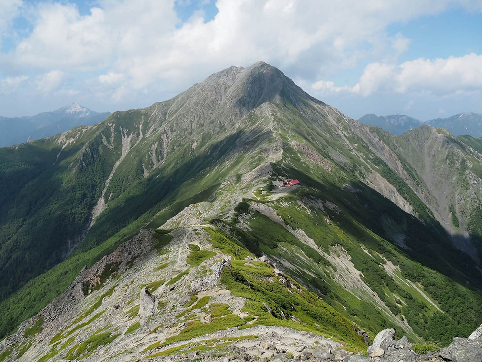 View of Mt Kita and the Kitadake hut