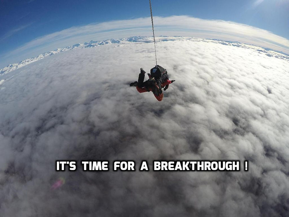 It’s time for a BREAKTHROUGH!
