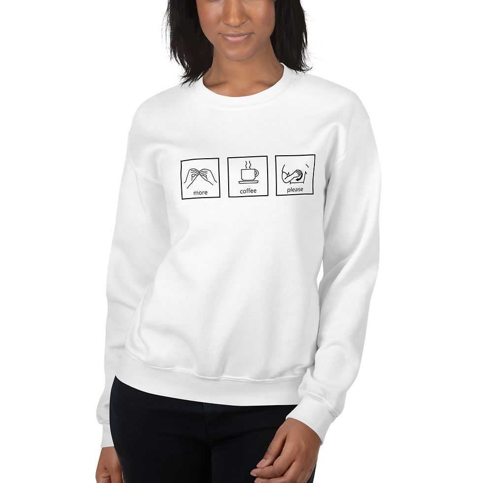 Thumbnail: AAC More Coffee Please Crewneck- 6 Colors