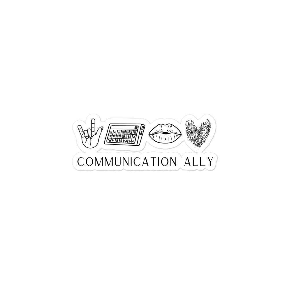 Communication Ally Sticker