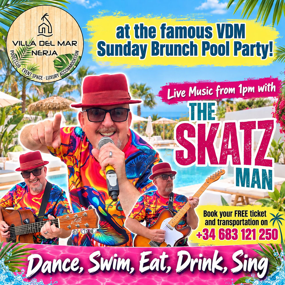 Sunday boozie brunch pool party with Skatz