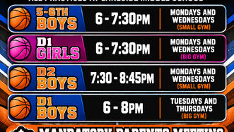 Official Individual Team Practices Start Monday