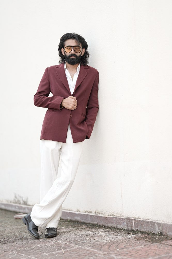 Maroon Blazer