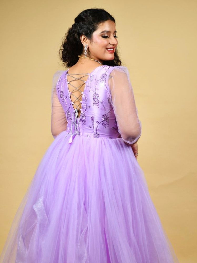 Dreamy Lavender Ball Gown