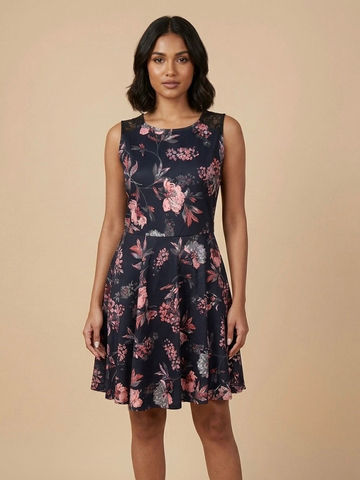 Floral Mona Short Dress