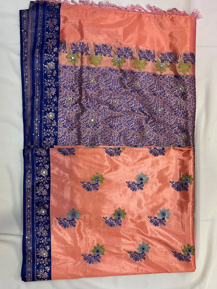 Candy Blue Saree