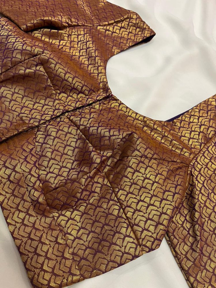 Purple Silk Blouse
