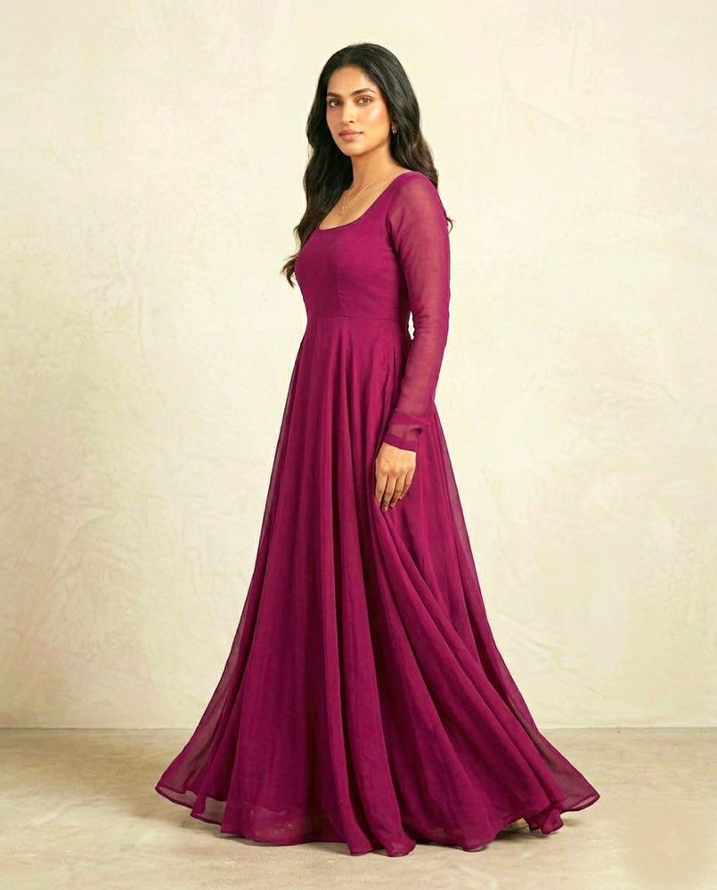 Wine Niri Gown