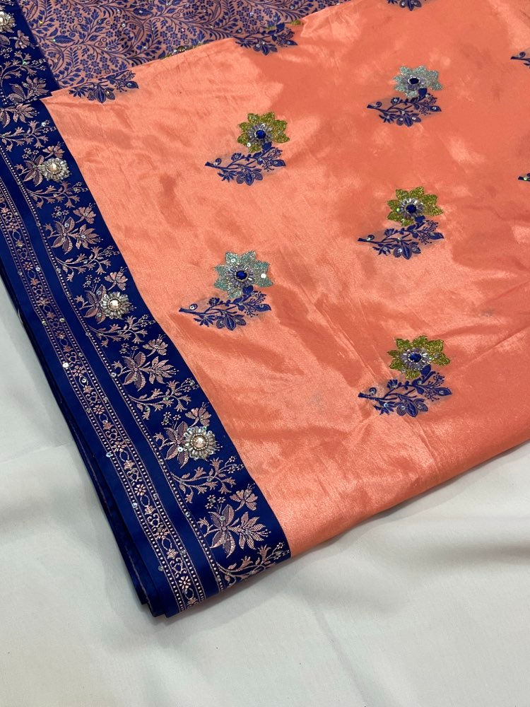 Candy Blue Saree