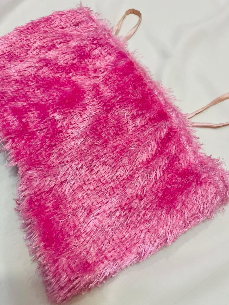 Pink Fur Blouse