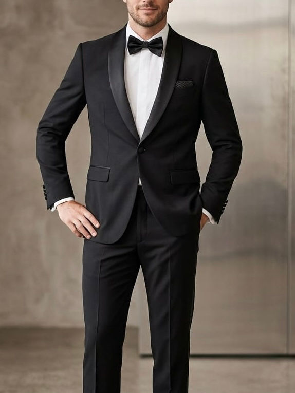 Black Party Blazer Set