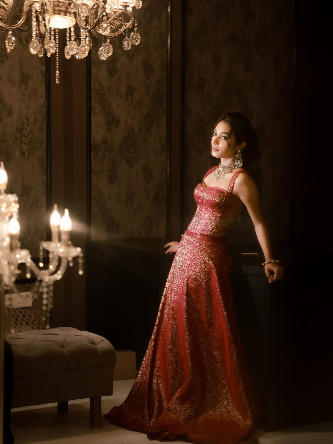 Banarasi Corset lehenga