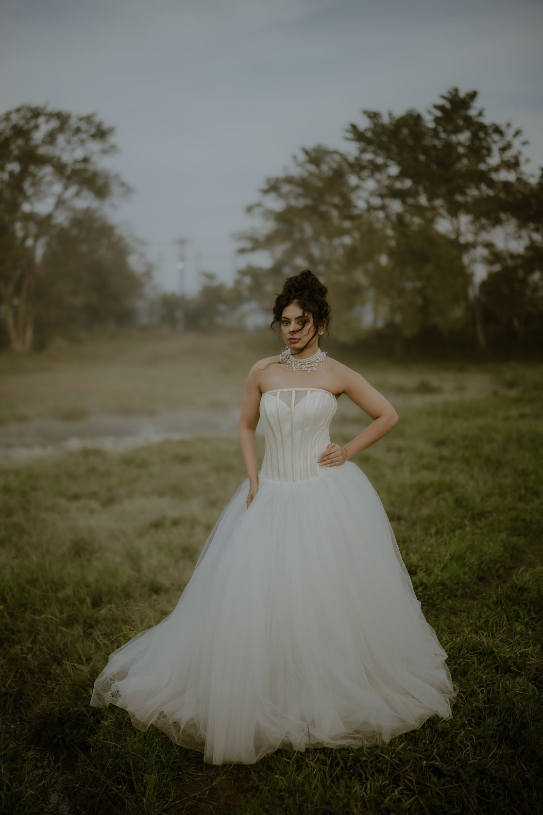 Corset Incense Ball gown