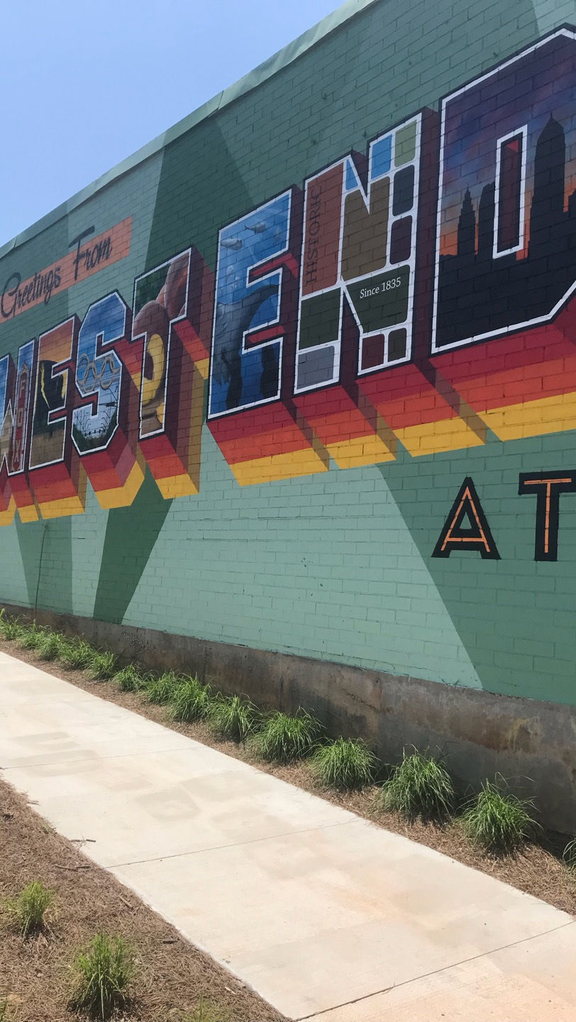 Greetings from West End Atlanta | Greetings Tour | Murals | Motherhood Unplugged