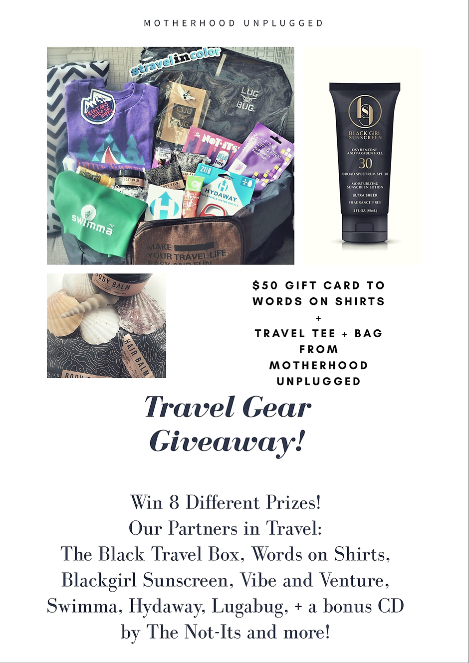 Travel Swag Bag Giveaway | Make your Travel Life Easy + Fun | Motherhood Unplugged
