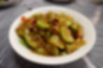Spicy beef with vegetables.