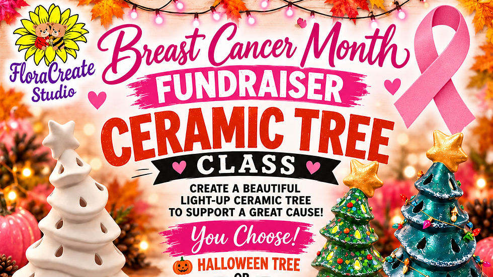 Paint your own Christmas Tree Workshop October 3