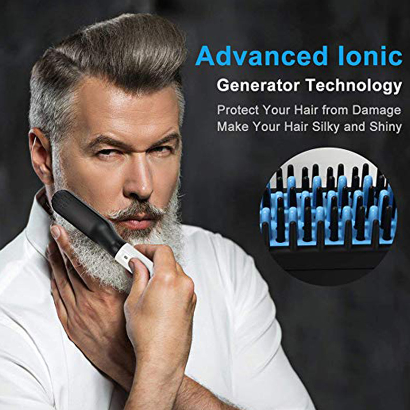 Pente Elétrico Mini para Estilo de Barba Masculina - Presente Ideal