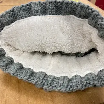Thumbnail: VeloRunner Knitted Soft Bobble Hat