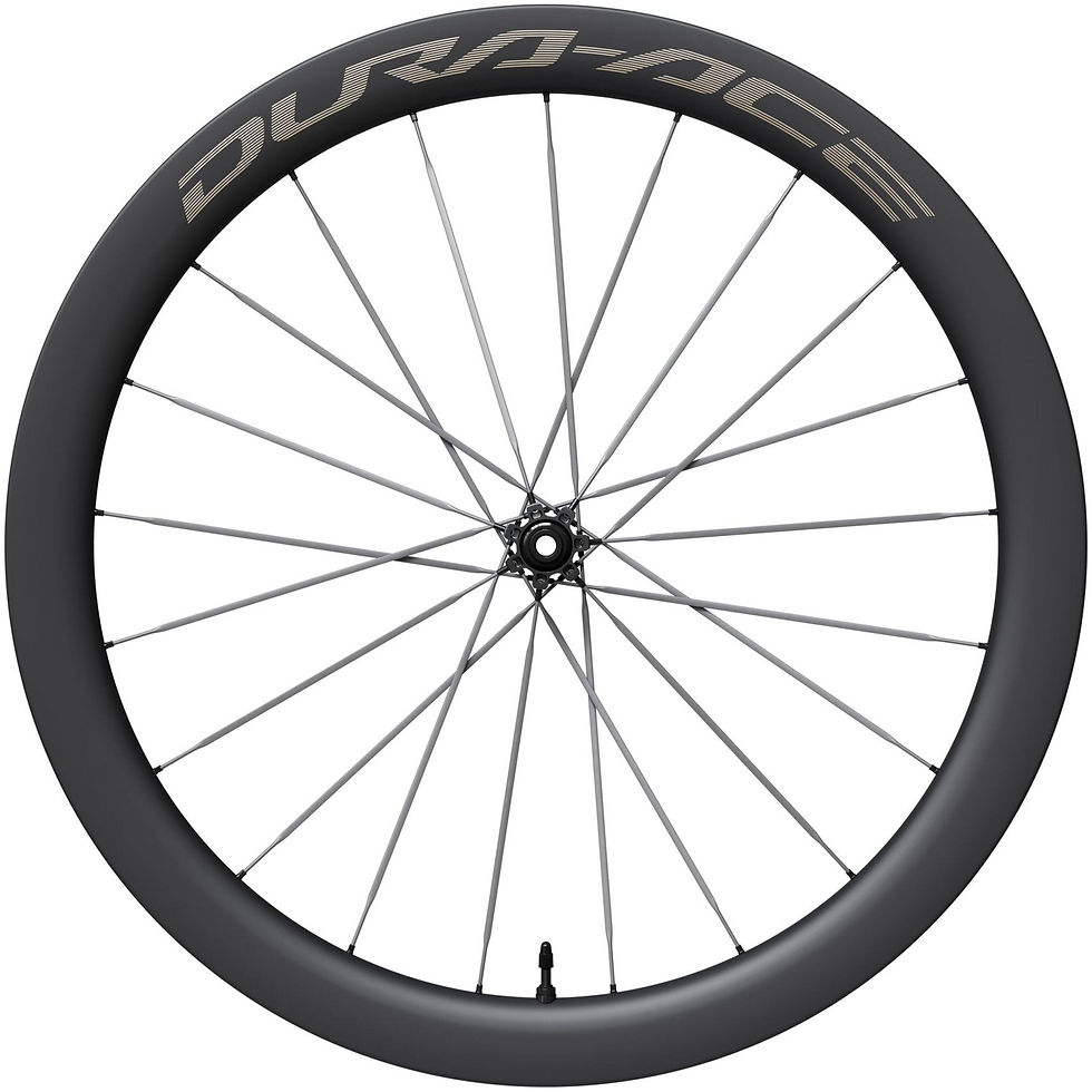 Shimano WH-R9370-C50-TL Dura-Ace CL/disc Carbon clincher 50 mm, front