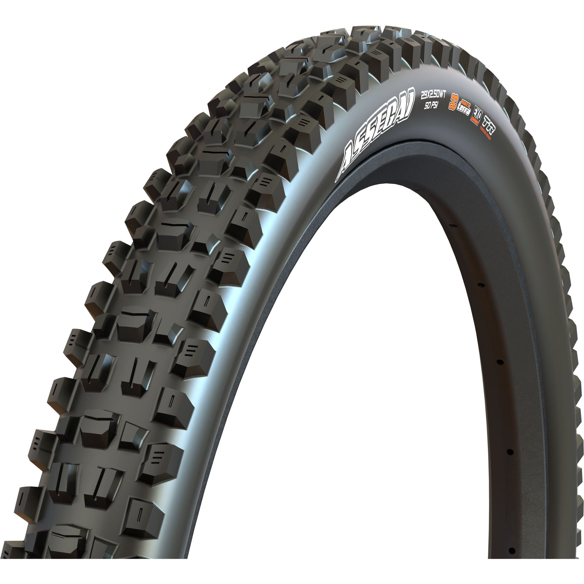 Maxxis Assegai 29 x 2.50 WT 60 TPI Foldable 3C MaxxGrip EXO+ Tubeless Tyre