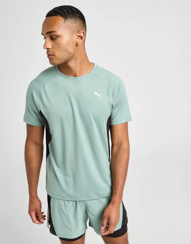 Male in Puma Run Velocity  Men'sTechnical Running Tee Shirt