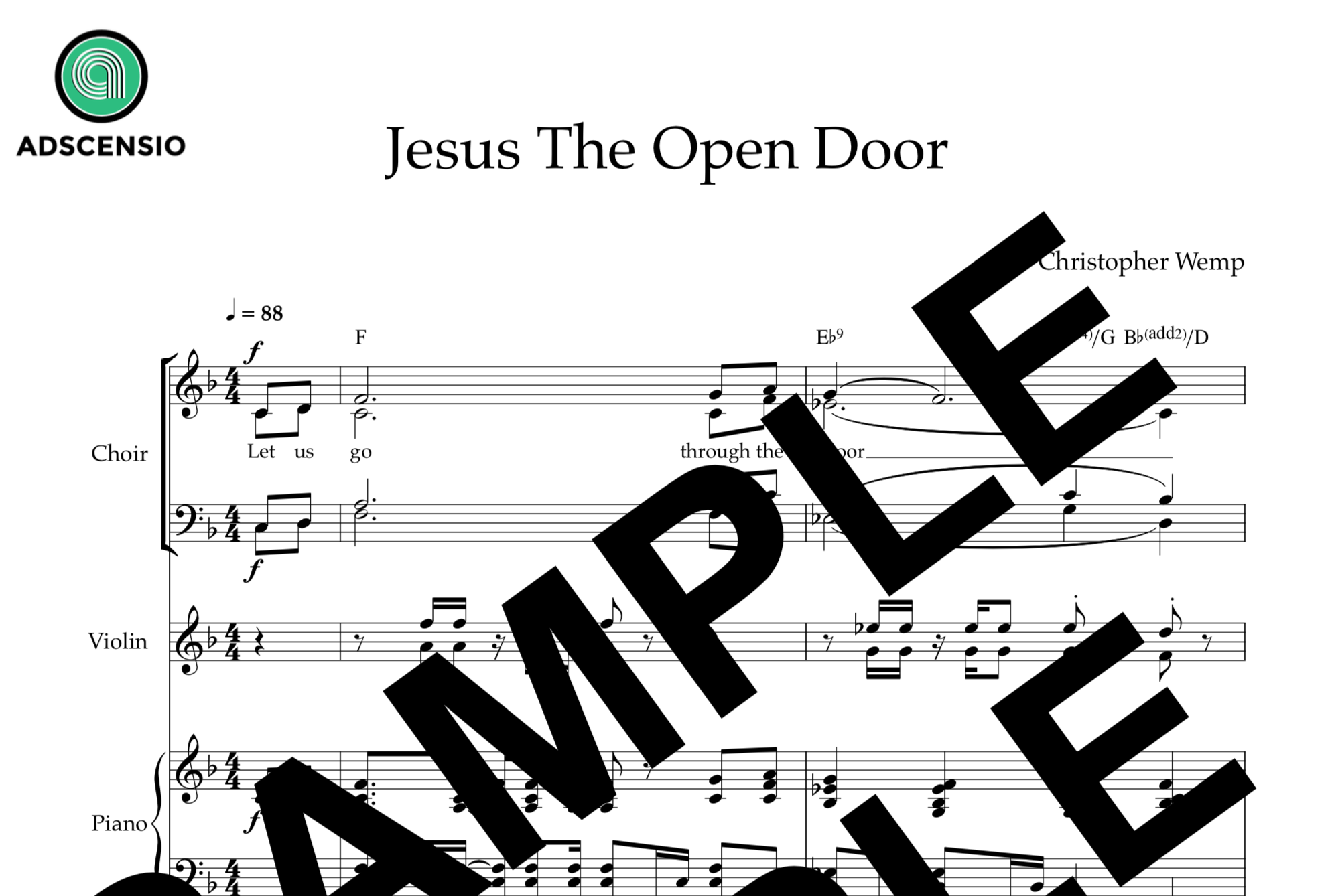 Jesus the Open Door / Jesús la puerta abierta