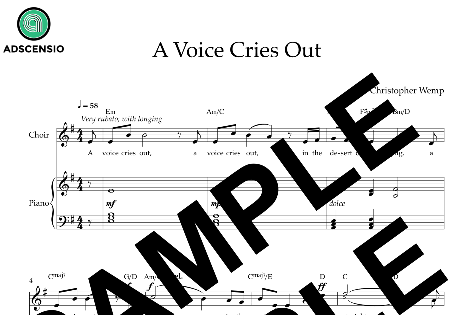 A Voice Cries Out