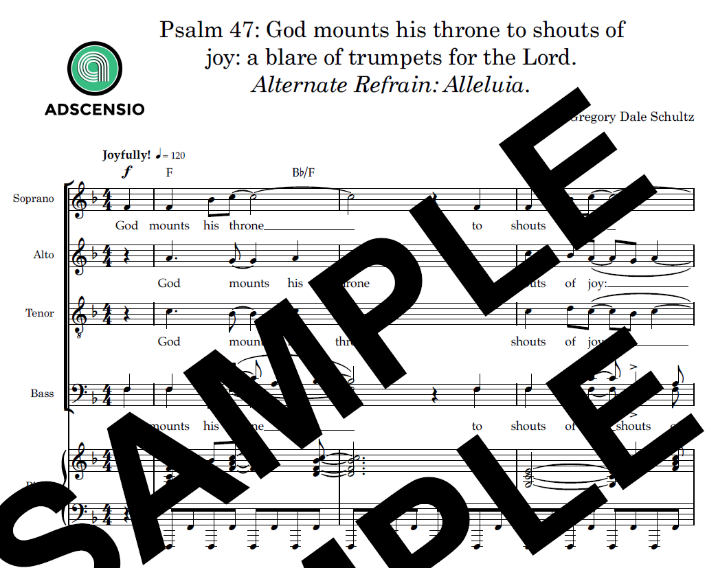 Psalm 47: God mounts his throne to shouts of joy