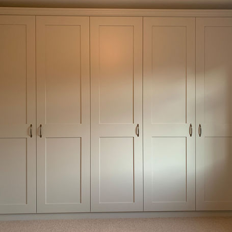 Shaker style built-in wardrobes