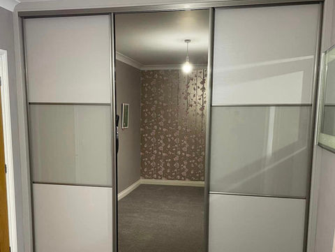 fitted wardrobes with 3 panels