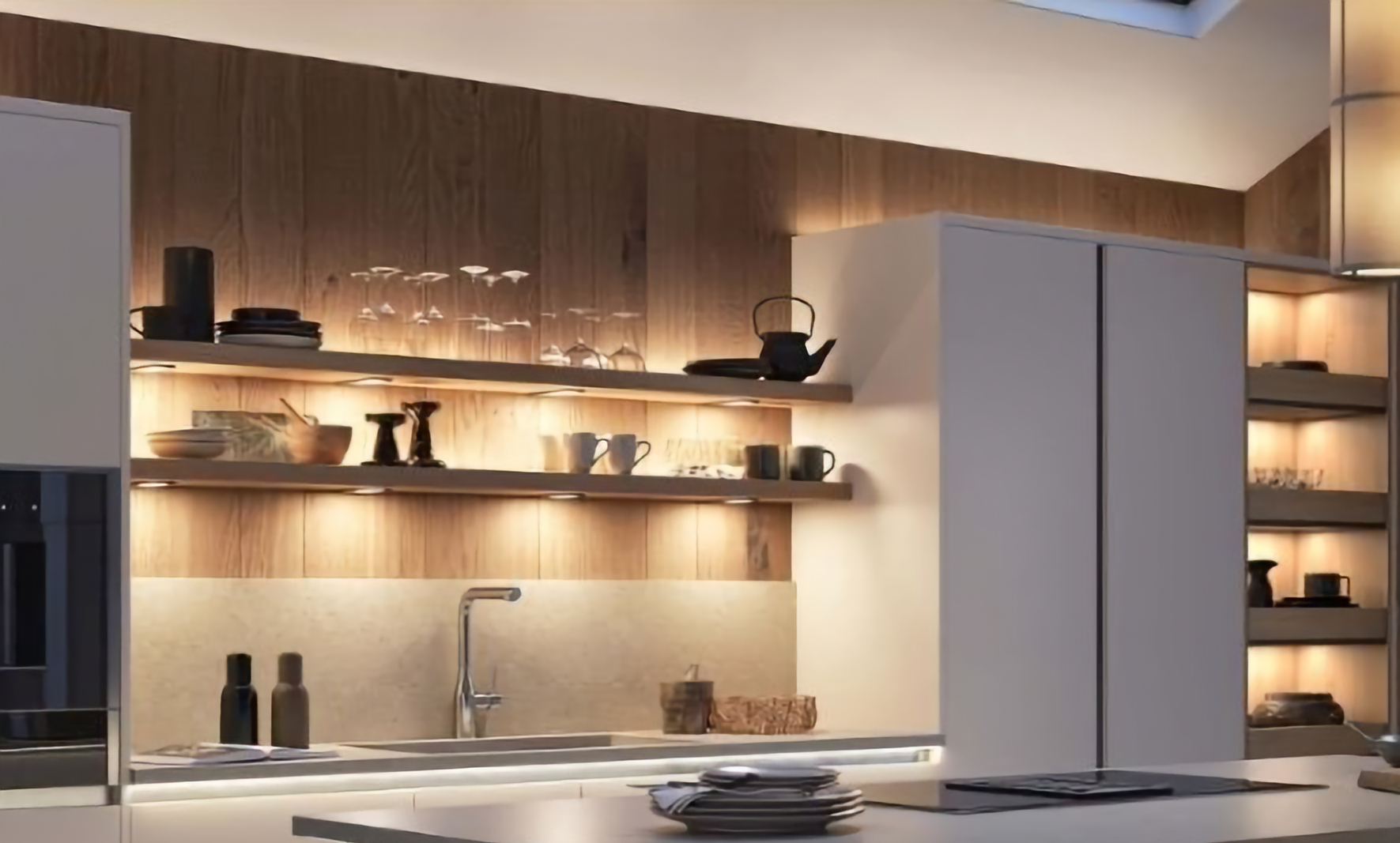 Lighting for fitted kitchens