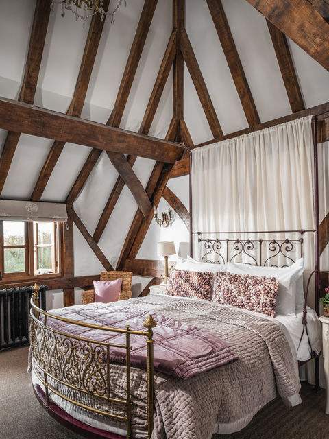 Breakfast in bed is even more of a treat at Undercastle Cottage