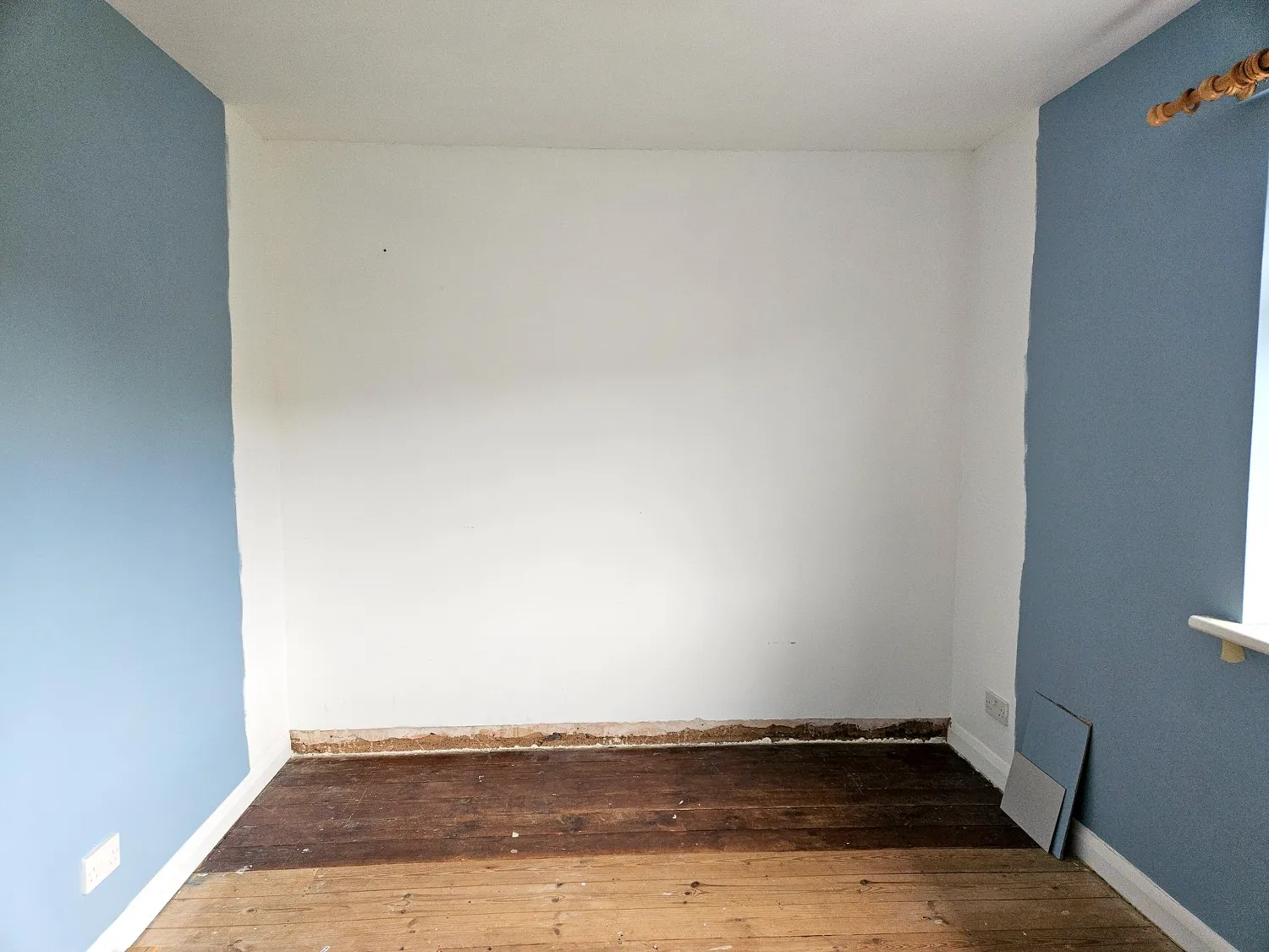 Bedroom before installation of built in wardrobes in Sidmouth