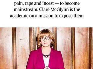 Profile in The Times on Clare McGlynn’s Mission to Expose Extreme Porn