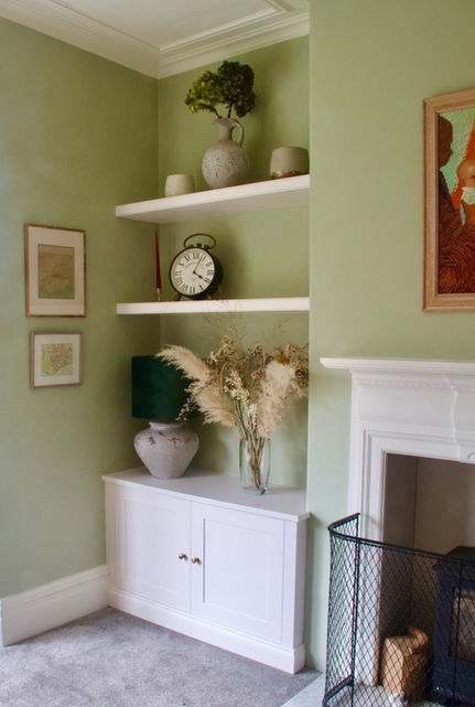alcove shelving