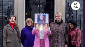 Image-Based Abuse Petition Delivered to 10 Downing Street