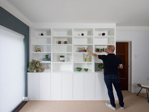 Case study: Bespoke bookcases in Fontwell as featured on Channel 5