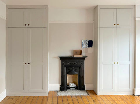 Fitted wardrobes for victorian houses with Uneven Walls