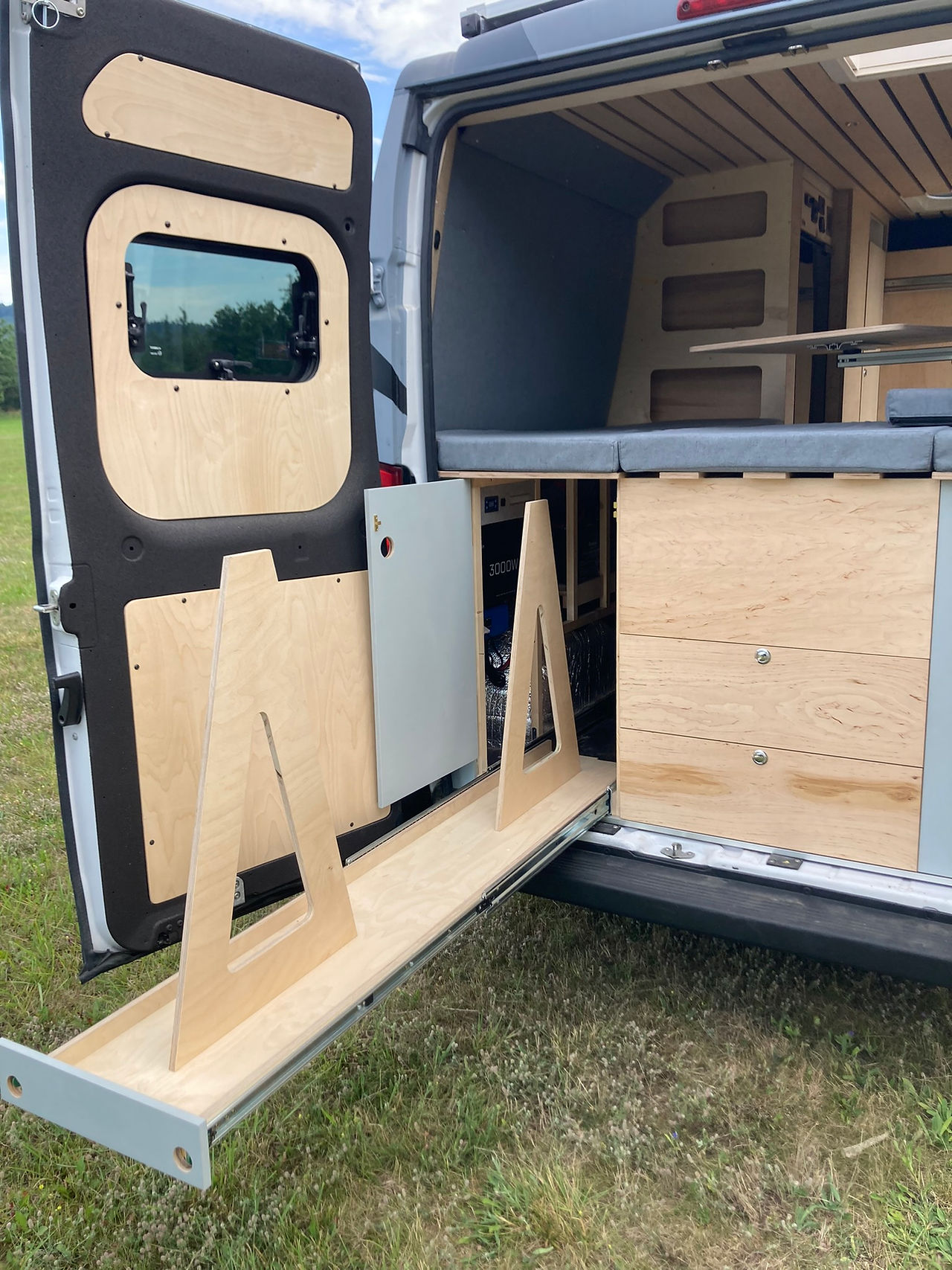 Vestavba Fiat Ducato: Prostor na převoz kol