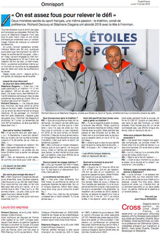 Presse | Stéphane DIAGANA et Richard DACOURY nous révèlent leur prochain défi