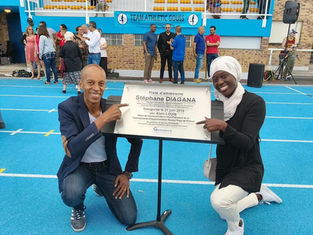 Inauguration | Une nouvelle piste d’athlétisme Stéphane Diagana