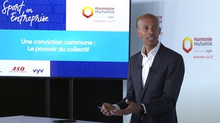 Partenariat | Stéphane DIAGANA ambassadeur d’Harmonie Mutuelle