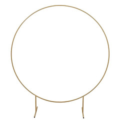 gold metal circle