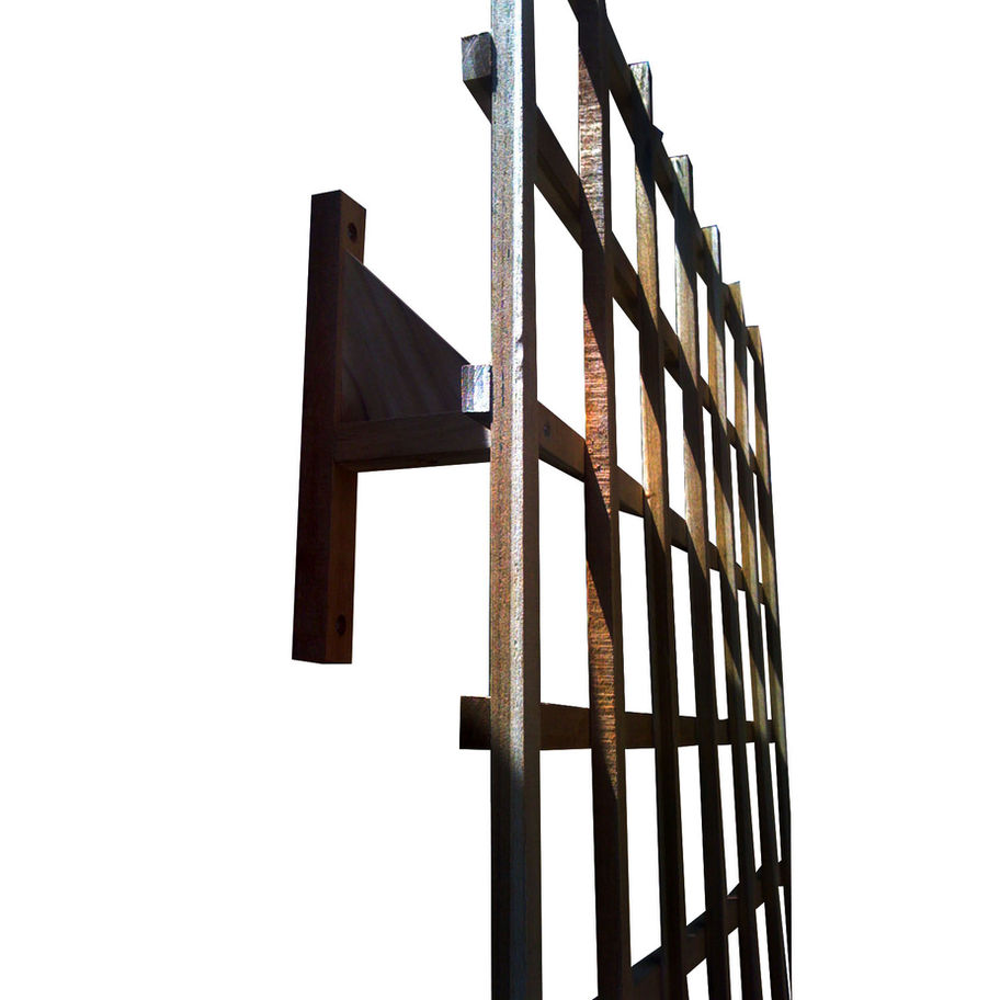 Wooden guitar heel block, Diamond Tropical Hardwoods, mounted on white background.