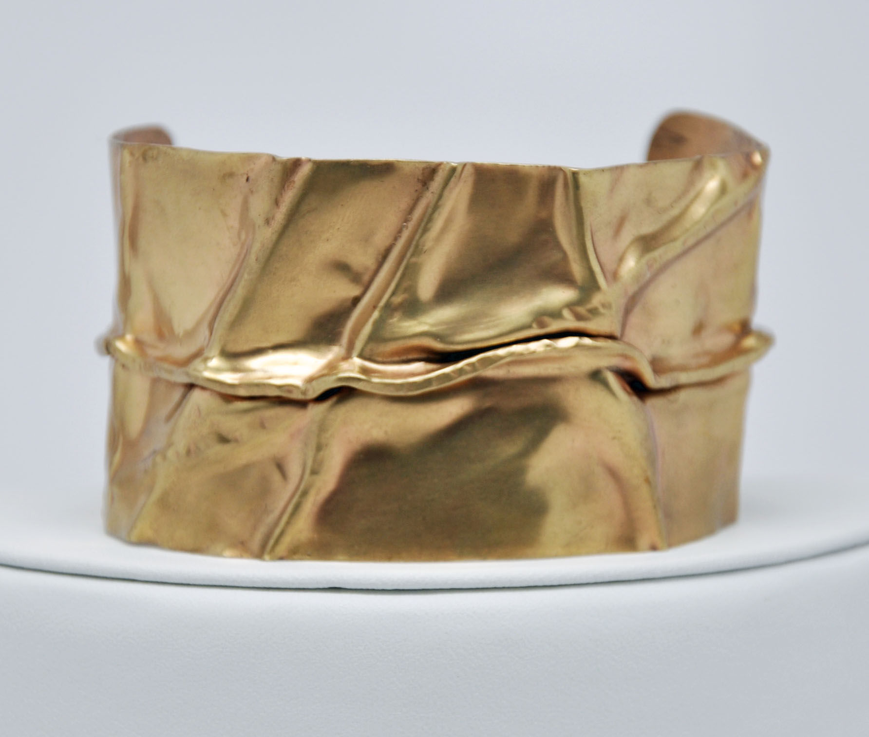 Fault Line Copper Cuff---Fold Form