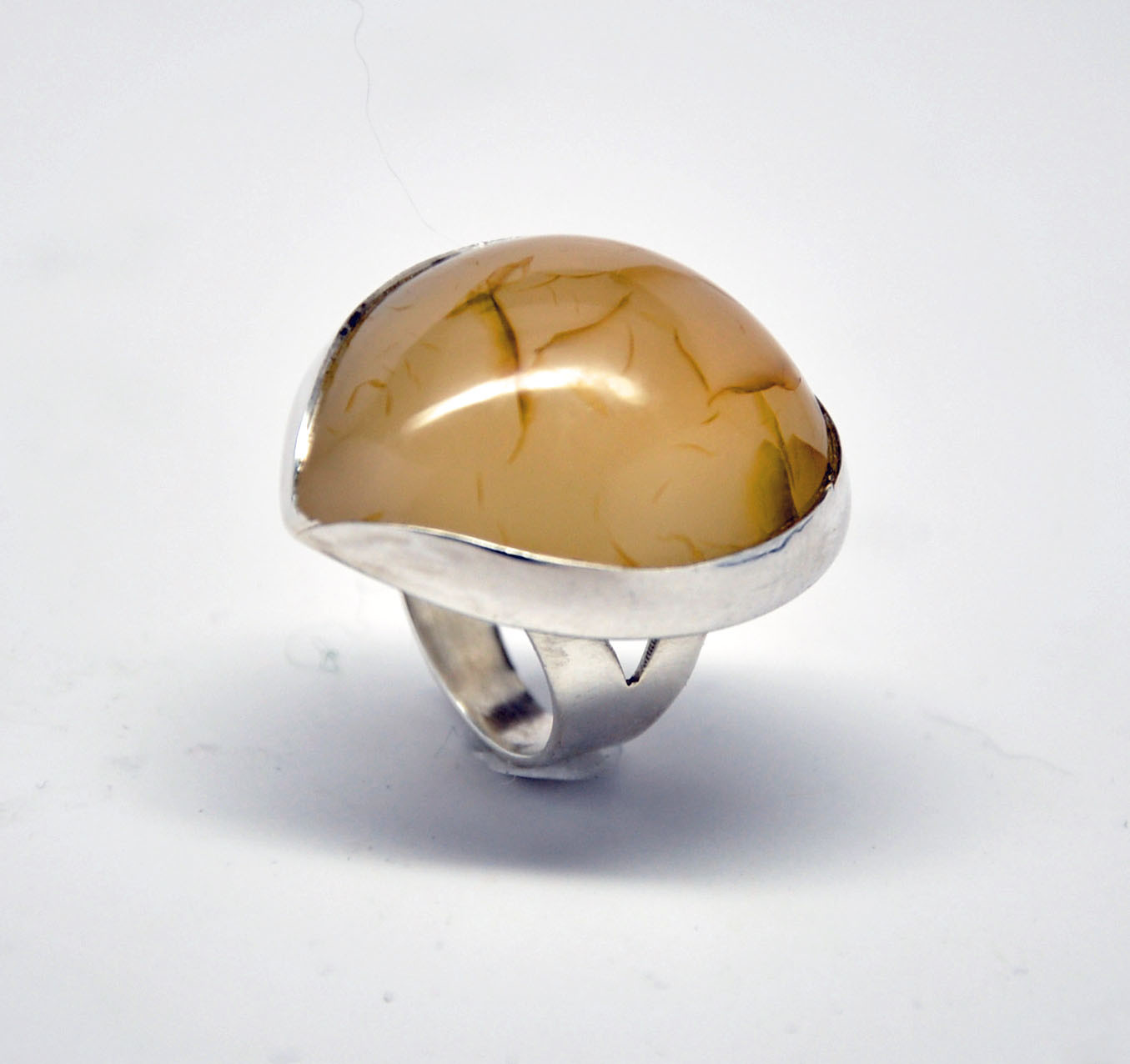 Design Sample--Silver Ladies Ring--Quartz